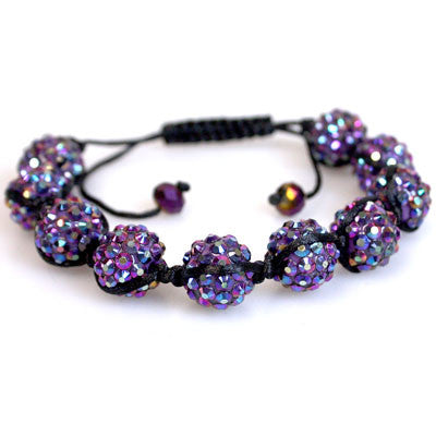 Trending Now... Shamballa Bracelets, Black Crystal