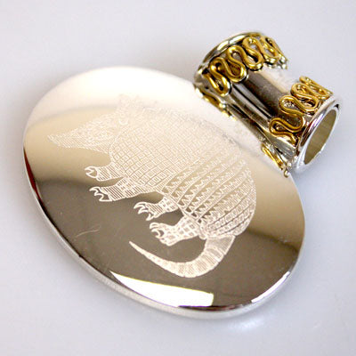 Armadillo Western Pendant for Necklace
