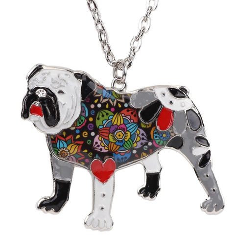 Best In Show Bulldog Pendant Necklace