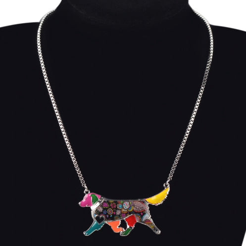 Best In Show Collection Golden Retriever Pendant Necklace