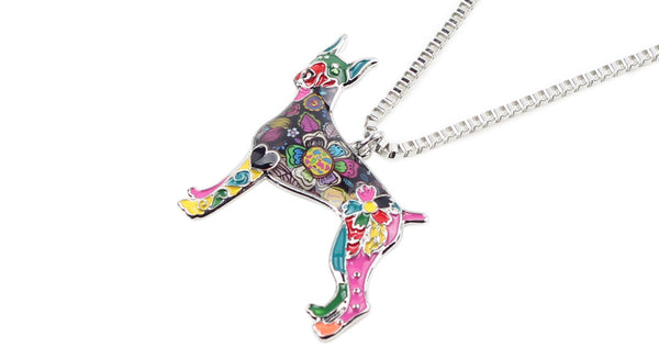 Best In Show Collection Doberman Pendant Necklace
