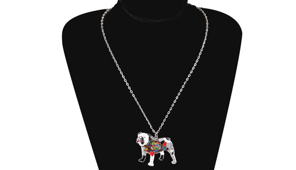 Best In Show Bulldog Pendant Necklace