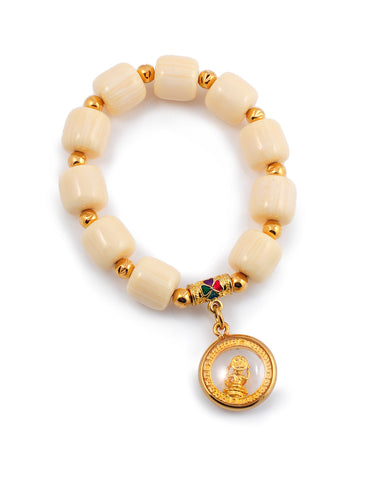 Exotic Jewels Collection High Quality Crystal and Beads Yoga Bracelet Globe