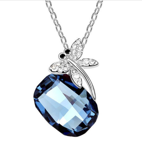 Swarovski Crystal Dragonfly Necklace