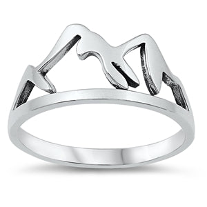 New Mountains 925 Sterling Silver Ring