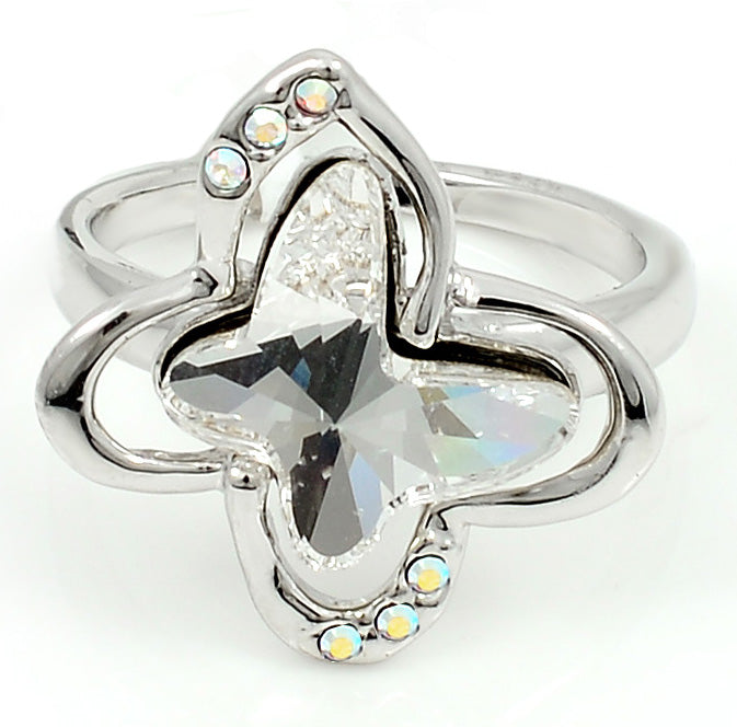Swarovski Ring, Rockin' Butterfly, Clear Crystal