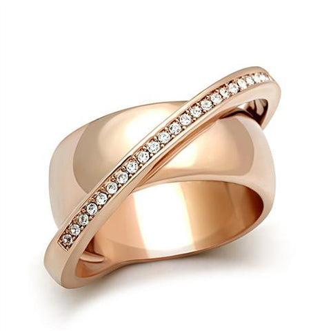 Rings, Rose Gold, Austrian Crystal, Sizes 5-8