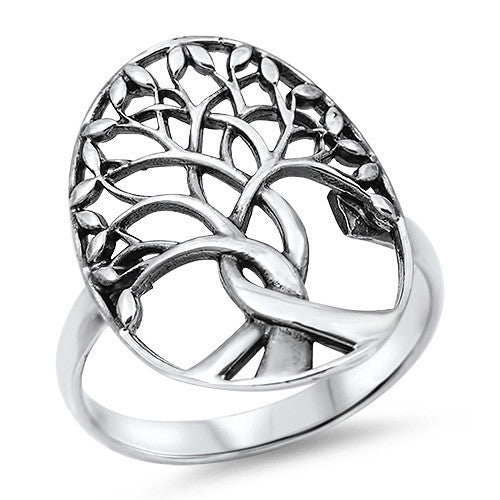 New Design Tree Of Life 925 Sterling Silver Ring