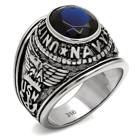 United States Navy Military Ring in Stainless Steel